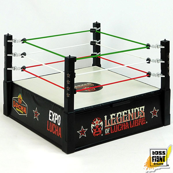 Boss Fight Studio Legends of Lucha Libre Wrestling Ring Action Figure Playset